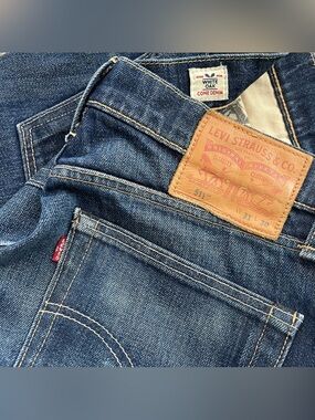 Levi's Men's 511 White Oak Cone Denim Jeans Dark Blue Size 31x30